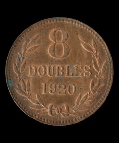 Guernsey George V 8 Doubles 1920 H
