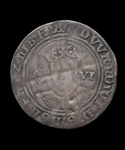 Edward VI Sixpence 3rd Period; Fine Silver London