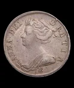 Anne Halfcrown 1707E SEXTO Post-Union Edinburgh Mint