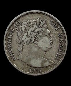George III Halfcrown 1817 (Bull Head)