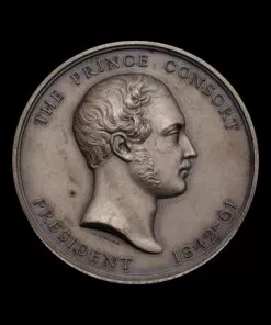 Prince Albert Royal Society of Arts, Manufactures and Commerce Silver Medal, by W. Wyon