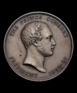 Prince Albert Royal Society of Arts, Manufactures and Commerce Silver Medal, by W. Wyon