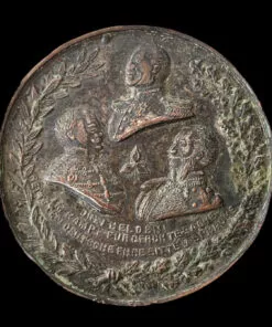 Uniface Medal from 1864 Celebrating the Liberation of Schleswig-Holstein during the Second Schleswig War