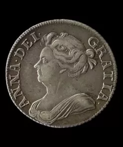 Anne Shilling 1709 3rd bust
