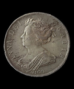 Anne Halfcrown 1703 TERTIO VIGO below bust, Pre Union